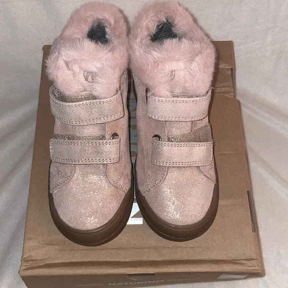 NWT NATURINO DELLEN VL Glittery suede boots in Lilac - Picture 9 of 16